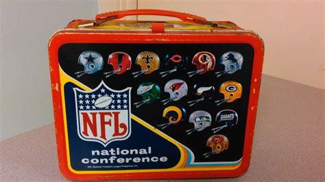 nfl lunch box metal|dick's lunch boxes.